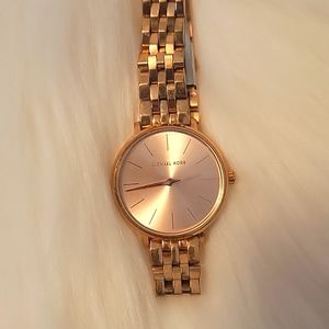Rose Gold Michael kors watch